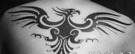 图腾凤凰鸟纹身