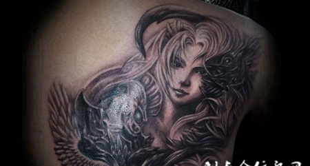 美女魔鬼纹身