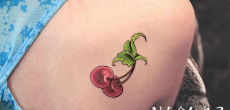 小樱桃纹身