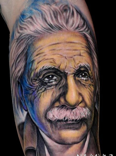 爱因斯坦纹身