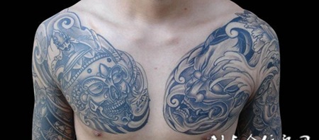 全胛嘎巴拉恶魔纹身