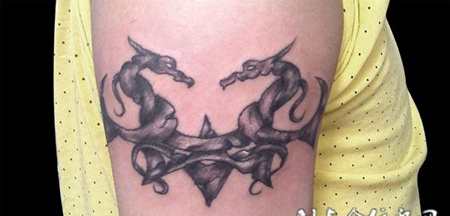 天平龙纹身
