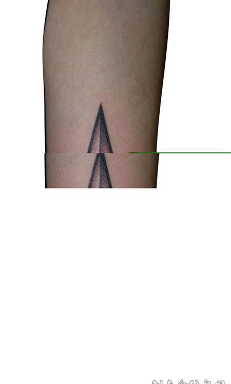 胳膊上的太阳星星纹身