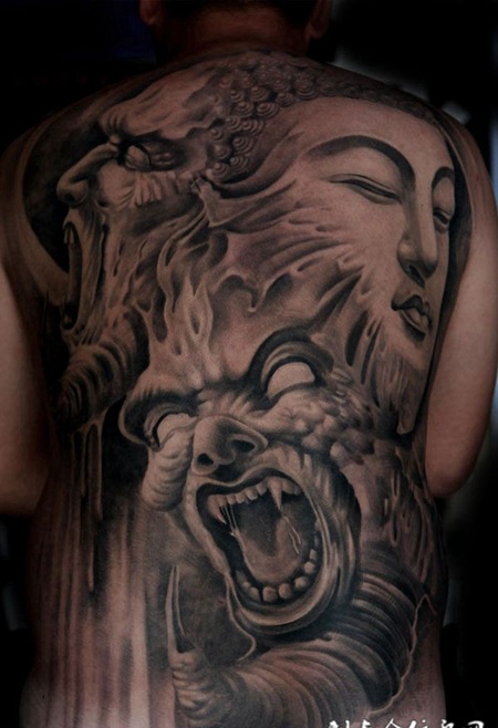 满背佛魔纹身缩略频道推荐图