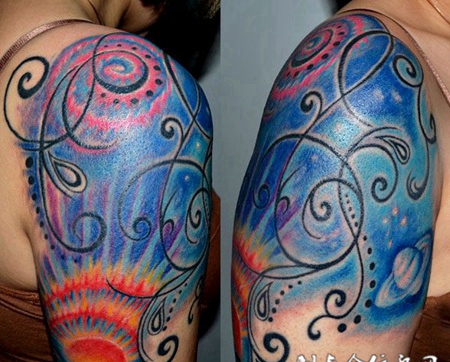 胳膊上的星际纹身