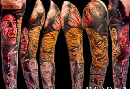 花臂丧尸恶魔纹身图案缩略频道推荐图