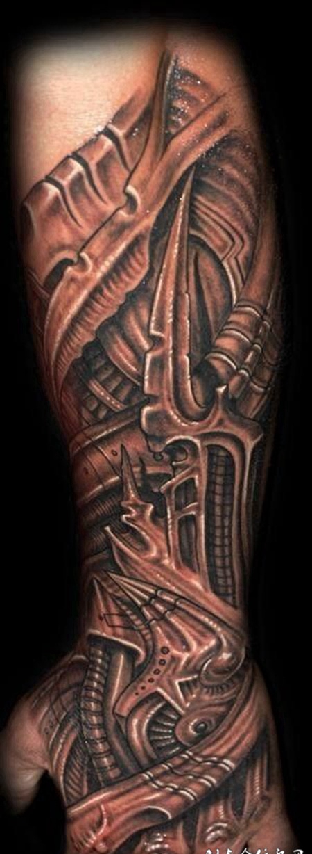 包小臂机械纹身图案缩略频道推荐图