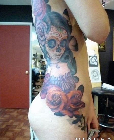 腰侧的deadgirl纹身图案缩略频道推荐图