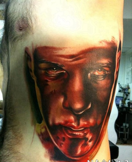 身侧上的丧尸纹身图案缩略频道推荐图