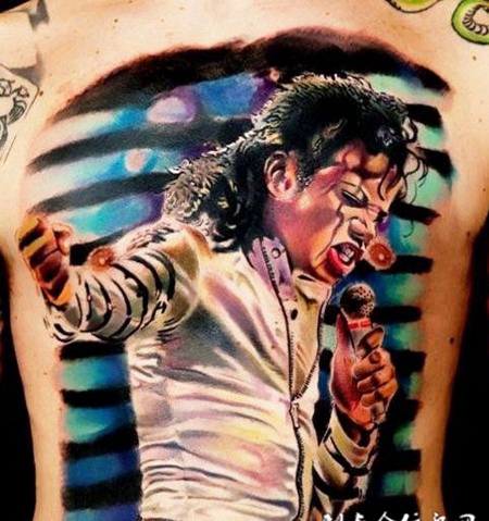 迈克尔·杰克逊肖想纹身图案