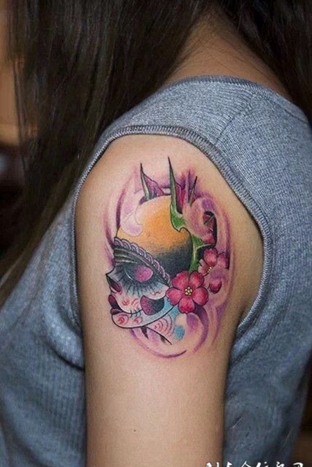 胳膊上的deadgirl纹身图案缩略频道推荐图