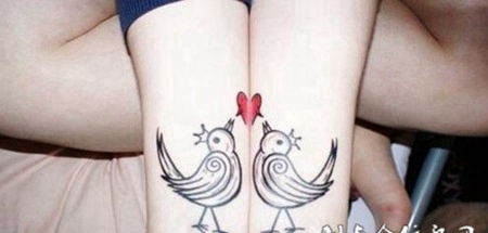 小清新情侣刺青图案