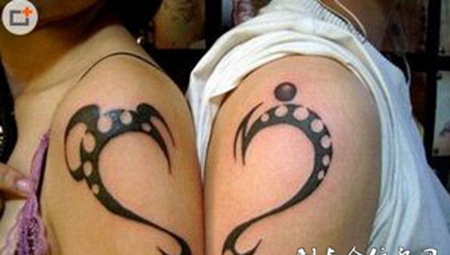 个性图腾情侣纹身