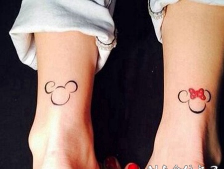 米奇系列情侣纹身