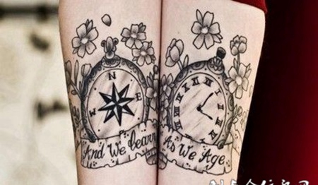 精美气质情侣个性纹身