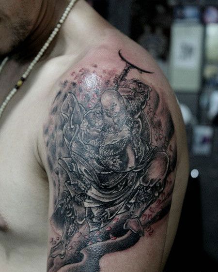 大臂鲁智深纹身图案