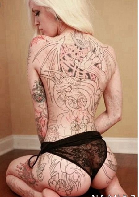 欧美美女纹身图案大全