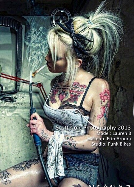 狂野诱惑女郎纹身大全