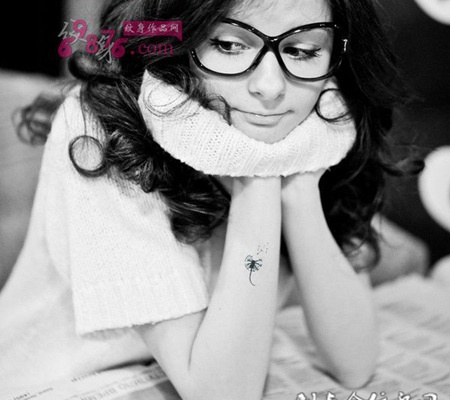 清新文艺少女纹身