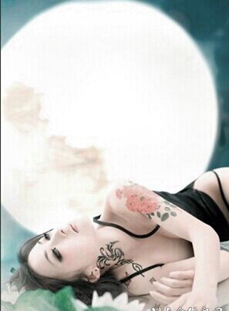 性感诱人的车模唯美纹身集合