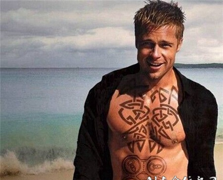 欧美帅哥身上超个性纹身图案