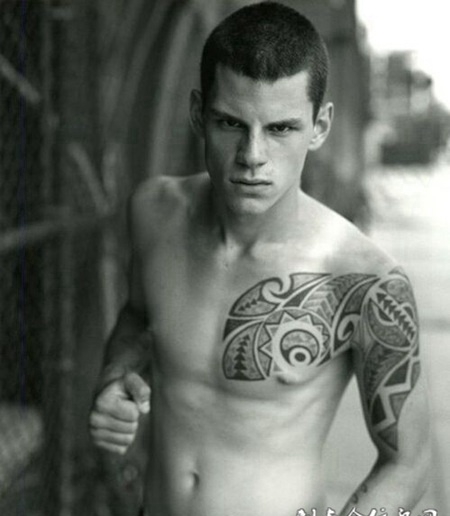 潮男Christopher Wetmore纹身图片