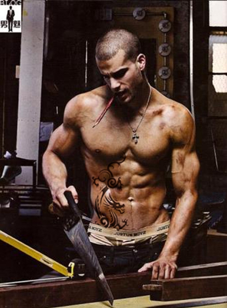 明星帅哥纹身图案