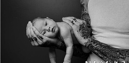 纹身父亲最有爱