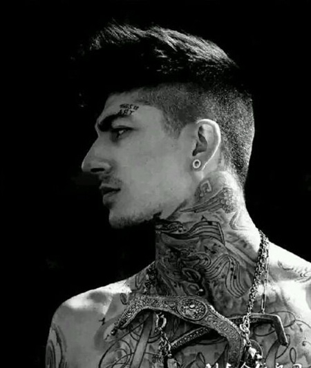 时尚潮男个性纹身