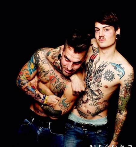 最佳好基友型男纹身合集