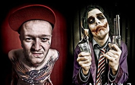 艺术趣味男士纹身