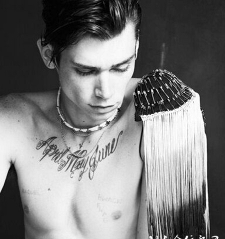 南美模特帅哥纹身图案