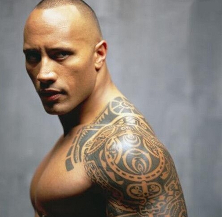 个性男人花臂纹身作品