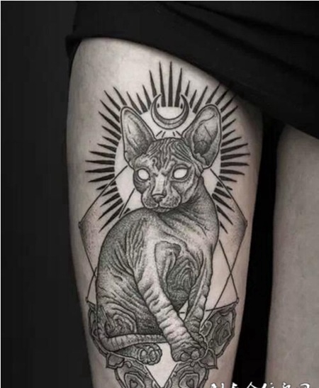 经典独特黑白纹身图案