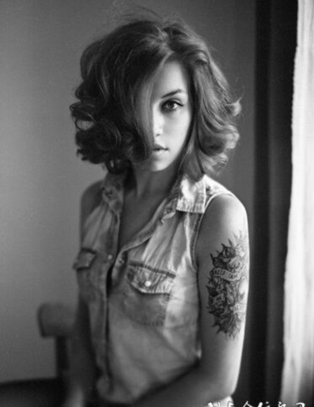 艺术黑白纹身图案