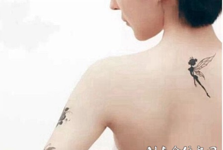 小精灵背部纹身图案大全