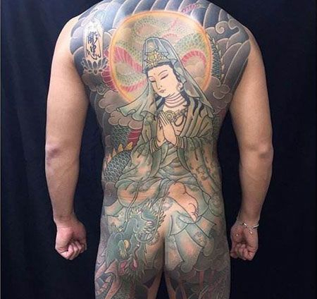 全身观音纹身图案