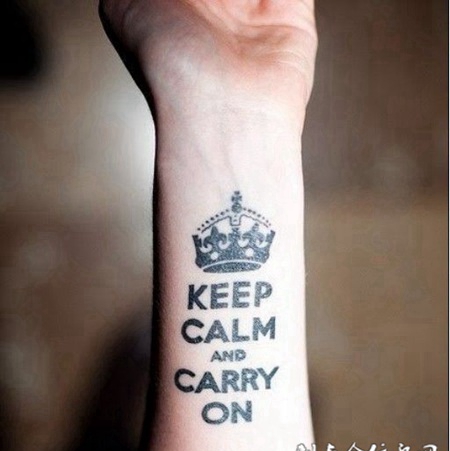 小臂英文纹身图片