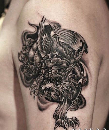 貔貅纹身图片图案精选