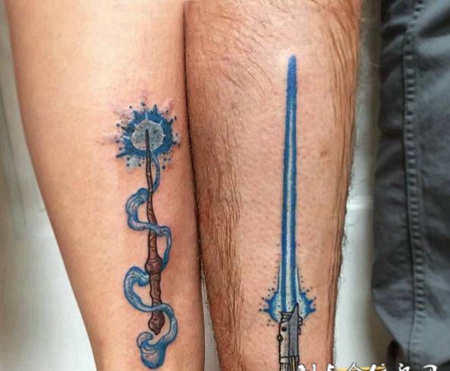 情侣纹身图案图片欣赏