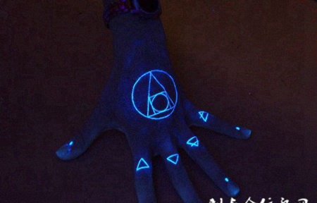 荧光纹身个性图案合辑