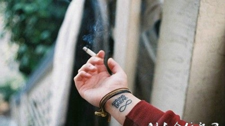 男人手臂时尚英文纹身图案大全