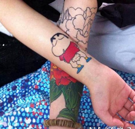 可爱蜡笔小新纹身图案大全