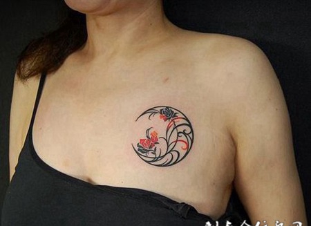 月亮图腾纹身图案大全推荐