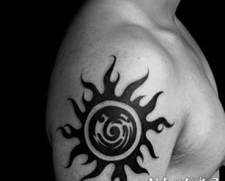 邪恶太阳图腾纹身图案大全