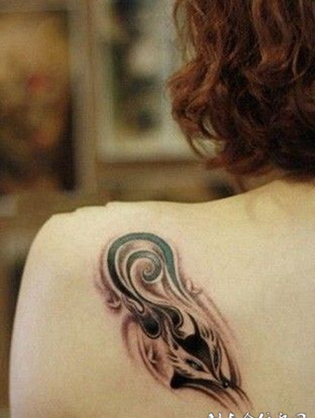 虎口纹身狐狸图腾大全