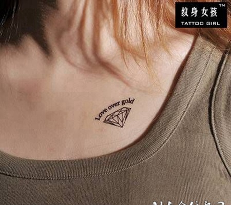 胸口字母纹身图案大全