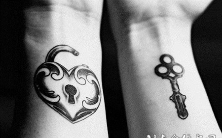 情侣手臂图腾纹身图案大全