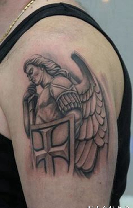 欧美毁灭天使手臂纹身图案大全