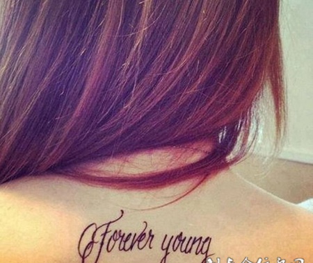 女生英文纹身图案大全